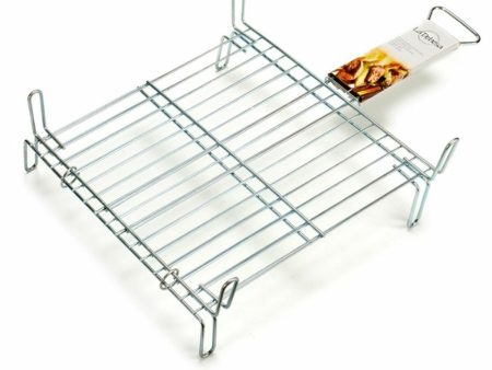 Grill Double 40 x 40 cm Zinc-plated steel (5 Units) Online