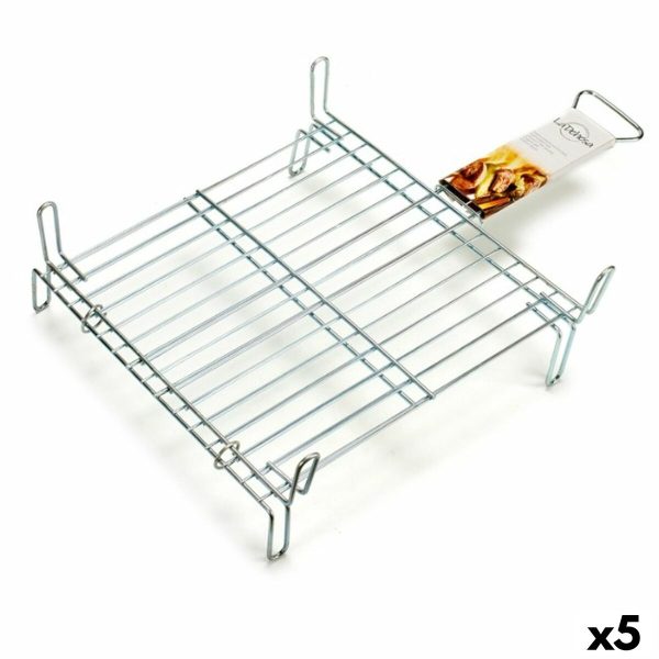 Grill Double 40 x 40 cm Zinc-plated steel (5 Units) Online