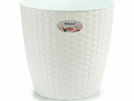 Planter Stefanplast White Plastic 29 x 27 x 29 cm (6 Units) Online