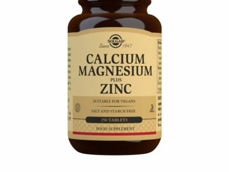 Calcium - Magnesium plus Zinc Solgar Calcio Magnesio Zinc 250 Units Discount