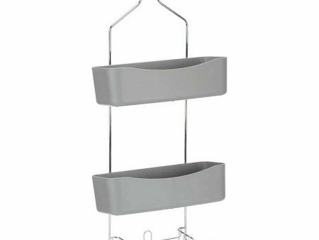 Shower Hanger 28 x 60 x 14 cm Grey Metal Plastic (6 Units) Discount