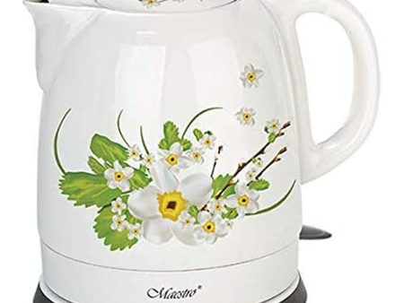 Water Kettle and Electric Teakettle Feel Maestro MR-066 green White Green Ceramic 1200 W 1,5 L Online Hot Sale