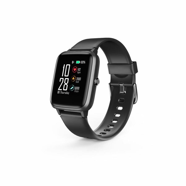 Smartwatch Hama 00178606 Black Black Grey 1,3  Cheap