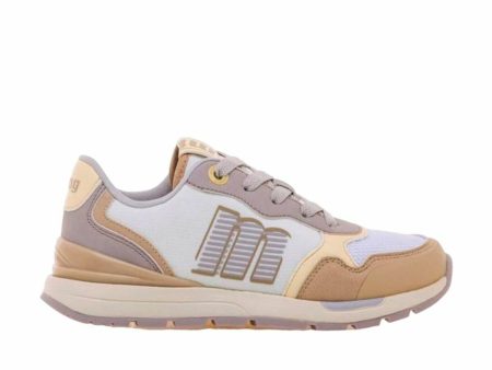 Casual Trainers Mustang Compact White Light brown Supply