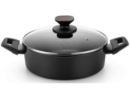 Casserole Monix TITAN ROCK Ø 28 cm Black For Cheap