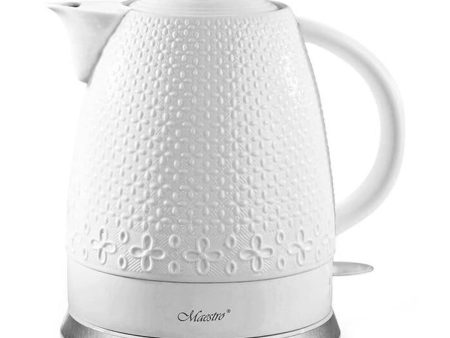 Water Kettle and Electric Teakettle Feel Maestro MR-073 White Ceramic 1200 W 1,5 L Discount