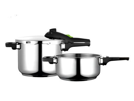 Set of pressure cookers Fagor Rapid Stainless steel 18 10 2 Pieces Online now