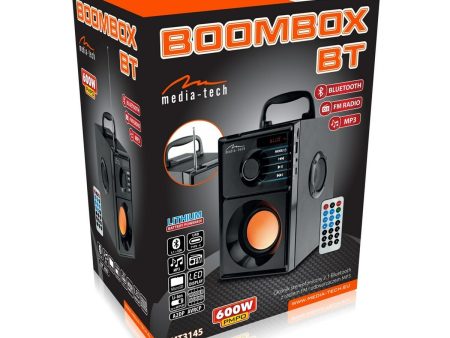 Bluetooth Speakers Media Tech BoomBox BT MT3145 V2 Black 600 W For Cheap