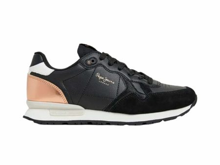 Women s casual trainers Pepe Jeans Brit Sun Black Sale