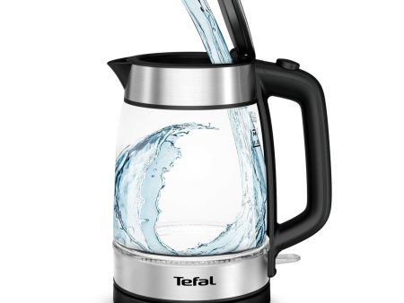 Water Kettle and Electric Teakettle Tefal KI7008 Silver Crystal 2200 W 1,7 L Online now