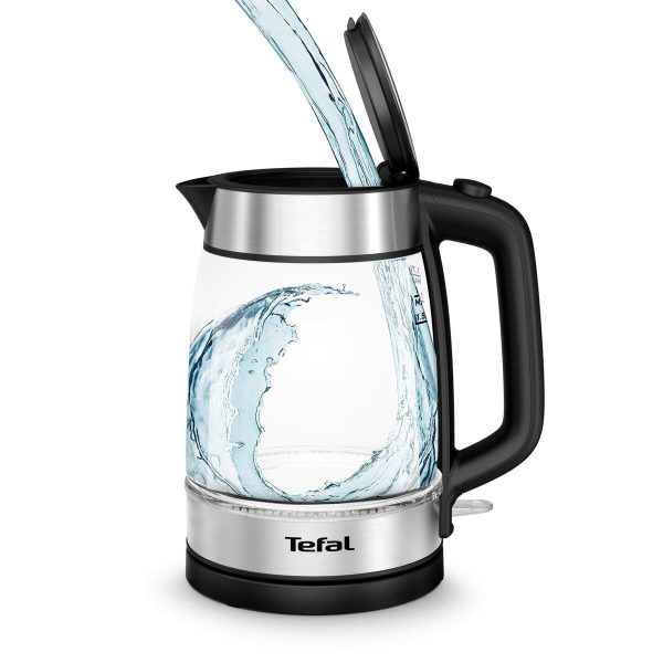 Water Kettle and Electric Teakettle Tefal KI7008 Silver Crystal 2200 W 1,7 L Online now