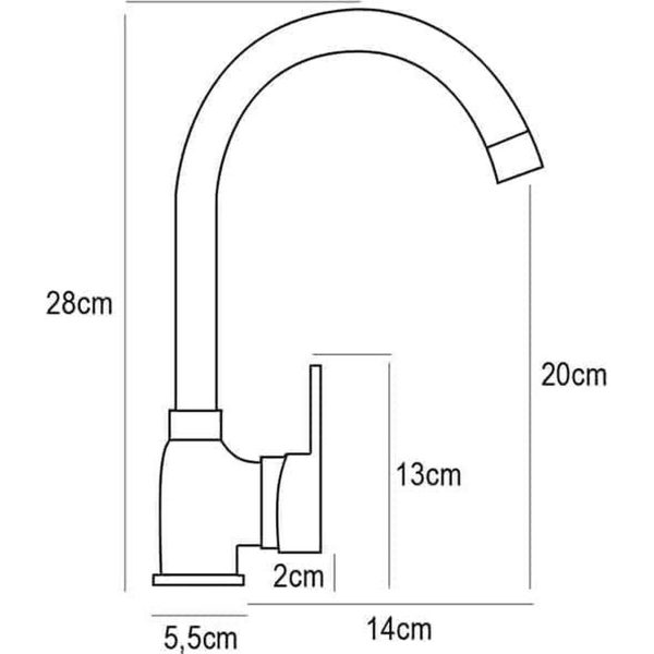 Kitchen Tap Pyramis 090 923 501 Vanilla Online now