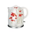 Water Kettle and Electric Teakettle Feel Maestro MR-066 Red Flowers White Red Ceramic 1200 W 1,5 L Hot on Sale