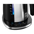 Water Kettle and Electric Teakettle Melitta LOOK AQUA DELUXE BLACK EU Black Silver Stainless steel 2400 W 1,7 L Sale