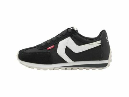 Women s casual trainers Levi s Stryder Red Tab S Black Online now