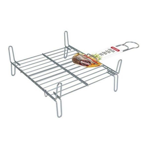 Grill Bbq Algon Double Steel For Discount