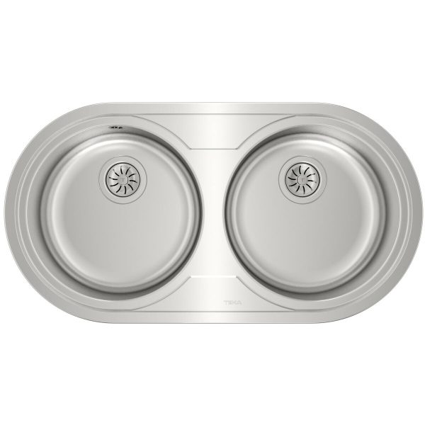 Sink with Two Basins Teka 9025 DUETTA 2C Stainless steel Online